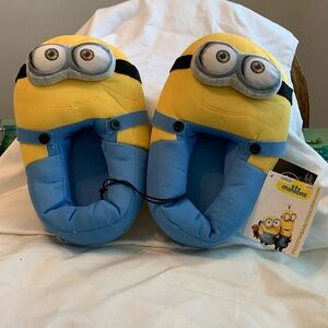 Minions 3-D slippers.